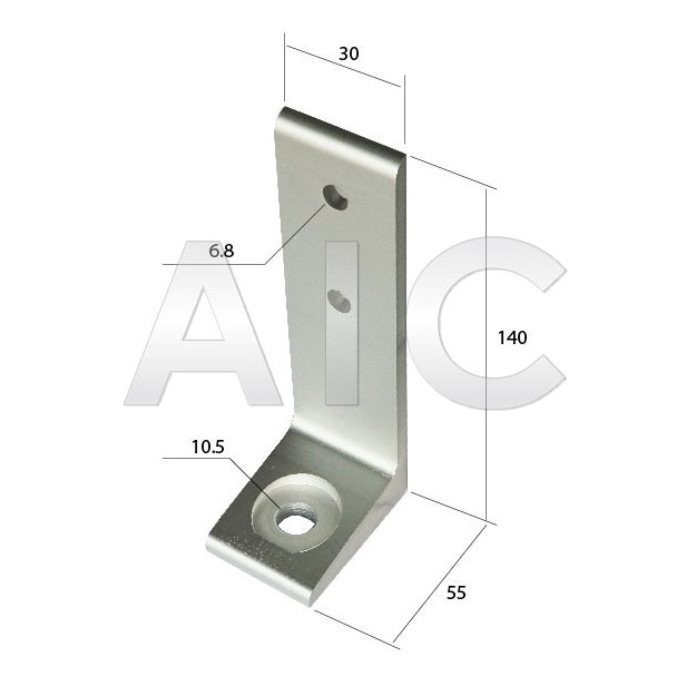 floor-mount-30-mm-ฉากยึด-อลูมิเนียมโปรไฟล์-กับพื้น-ขายึด-aic