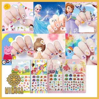 ภาพหน้าปกสินค้าMIMOSA nailsticker สติ๊กเกอร์ติดเล็บ สติ๊กเกอร์แปะเล็บ แทททูติดเล็บ ลายการ์ตูน เจ้าหญิง คละแบบ ลวดลายน่ารัก การ์ตูน ที่เกี่ยวข้อง