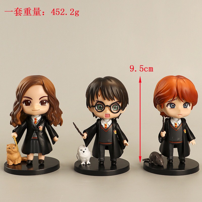 ฮิตมาก-โมเดลแฮรี่พอตเตอร์-harrypotter-เซ็ท-6-ตัว-เวอร์ชั่นหัวโต-น่ารัก-งานสวย-คุณภาพดี-แข็งแรง-ทนทาน