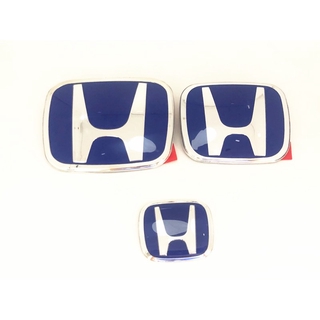 ภาพหน้าปกสินค้า3 ชิ้นโลโก้ Honda ( Front & Rear ) Type - R Badge / สัญลักษณ์สีฟ้า ซึ่งคุณอาจชอบราคาและรีวิวของสินค้านี้