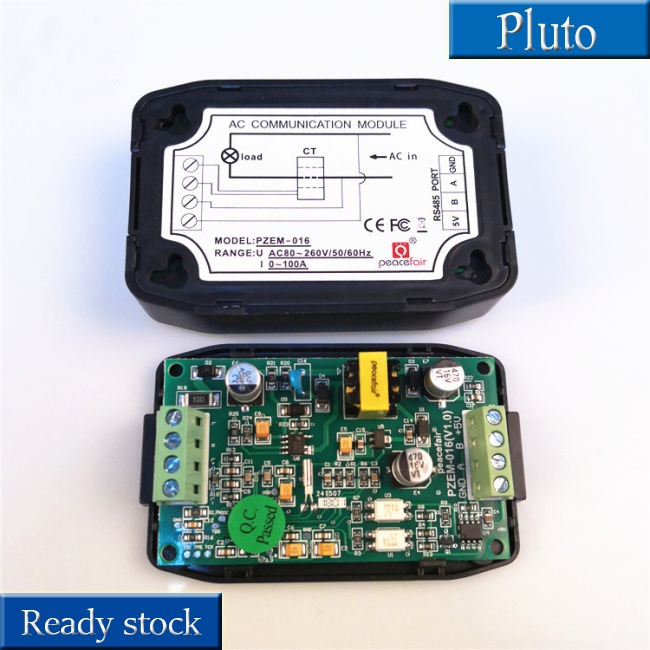 new-ac-power-meter-energy-meter-220v-100a-rs485-modbus-electricity-kwh-meter-for-homekit-pzem-016-with-split-ct