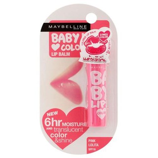 ภาพหน้าปกสินค้าMaybelline Lip Smooth Baby Lips Love Color Blister Pink Lolita 4 grams ที่เกี่ยวข้อง