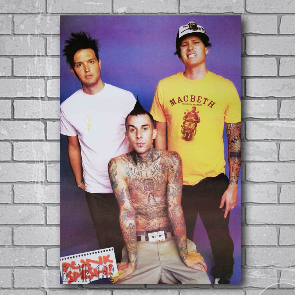 โปสเตอร์-วง-ดนตรี-blink-182-โปสเตอร์-บลิงก์-182-ภาพ-วงดนตรี-โปสเตอร์ติดผนัง-โปสเตอร์สวยๆ-poster