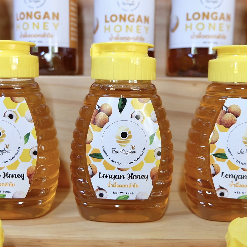 ภาพหน้าปกสินค้าน้ำผึ้งดอกลำไย 200 กรัม (มีมาตรฐานฟาร์มผึ้งที่ดีจากกรมปศุสัตว์)