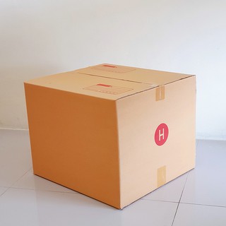 (5ใบ)กล่องไปรษณีย์ กล่อง เบอร์ H กล่องขนาดใหญ่มาก ขนาด 41x45x35 cm. กล่องพัสดุฝาชน 💢ขายดี ส่งเร็ว💢 หนา 3 ชั้น