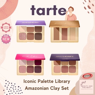 [พร้อมส่ง/แท้💯] (แยกขาย) Tarte Iconic Eye &amp; Face Palette Library Amazonian Clay Collectors Set