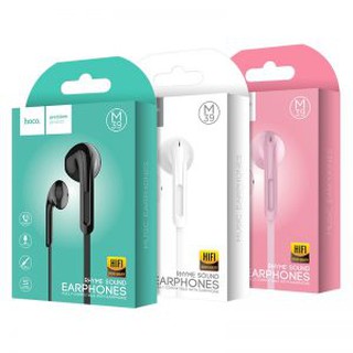 หูฟังHOCOของแท้100% Wired earphones 3.5mm “M39 Rhyme sound” with microphone