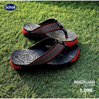 Scholl รองเท้าแตะสกอร์ brazillian v NO.3U-2669 unisex