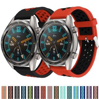ภาพหน้าปกสินค้าสายนาฬิกาข้อมือ แบบซิลิโคน สำหรับ Huawei Watch GT GT2 42, 46 มม. ขนาด 22 มม. ที่เกี่ยวข้อง