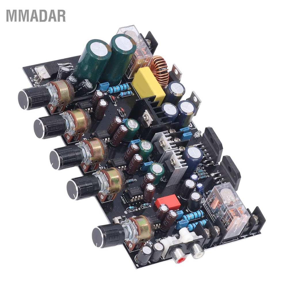 mmadar-บอร์ดโมดูลขยายเสียงดิจิทัล-2-1-ช่อง-สําหรับไมโครโฟน-ลําโพง-lm3886