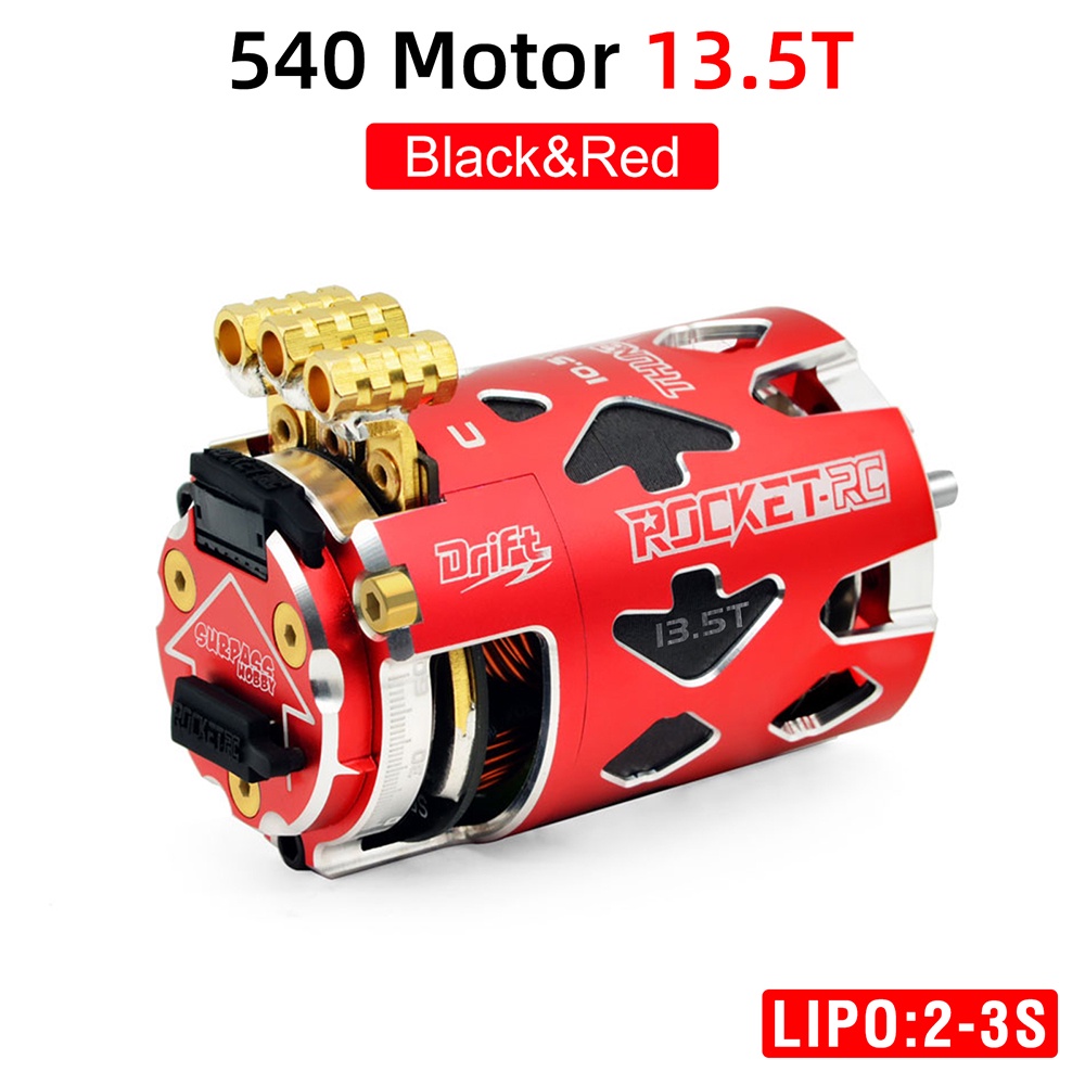 ใหม่ Rocket-RC THUNDER 540 มอเตอร์เซนเซอร์ ไร้แปรงถ่าน 2-3S