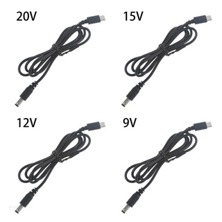 Bonjour Type C PD to 12V 5.5x2.1mm Power Cable for Home Camera Desk lamp Speakers Headset WiFi Router and more 12V devices