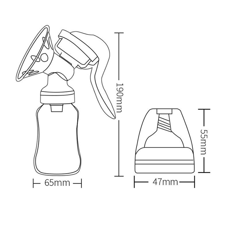 igootech-breast-pump-เครื่องปั๊มนม-เครื่องปั๊มนมคอเฉียง-ที่ปั๊มนมสำหรับคุณแม่-ที่ปั๊มนมแบบมือ-อุปกรณ์ปั้มนม-ชุดปั้มนม