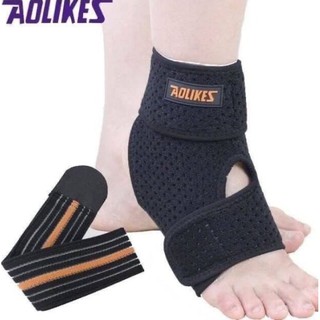 AOLIKES ANKLE SUPPORT ผ้ารัดข้อเท้า ลดปวดข้อเท้า แก้อักเสบ กันกระแทกฝ่าเท้า เนื้อผ้านุ่มมาก พร้อมรูระบายอากาศ ใส่สบาย จา