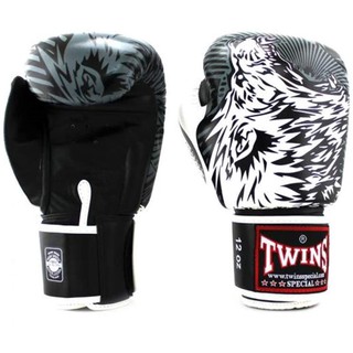 ภาพขนาดย่อสินค้านวมชกมวย Twins Special Boxing Gloves Fancy FBGVL3-50 White Wolf
