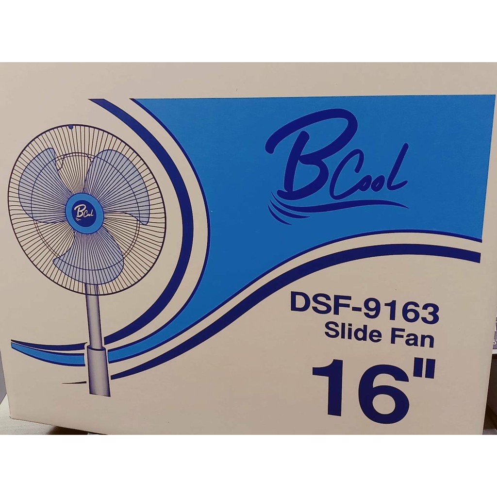 รับประกัน-1-ปีเต็ม-พัดลมสไลด์-16-นิ้ว-รุ่น-dsf-9163-bcool-สีเขียว