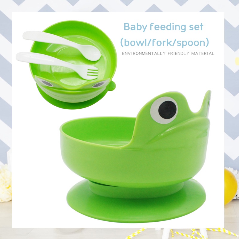 ชุดชามข้าวเด็ก-baby-feeding-set-bowl-fork-spoon
