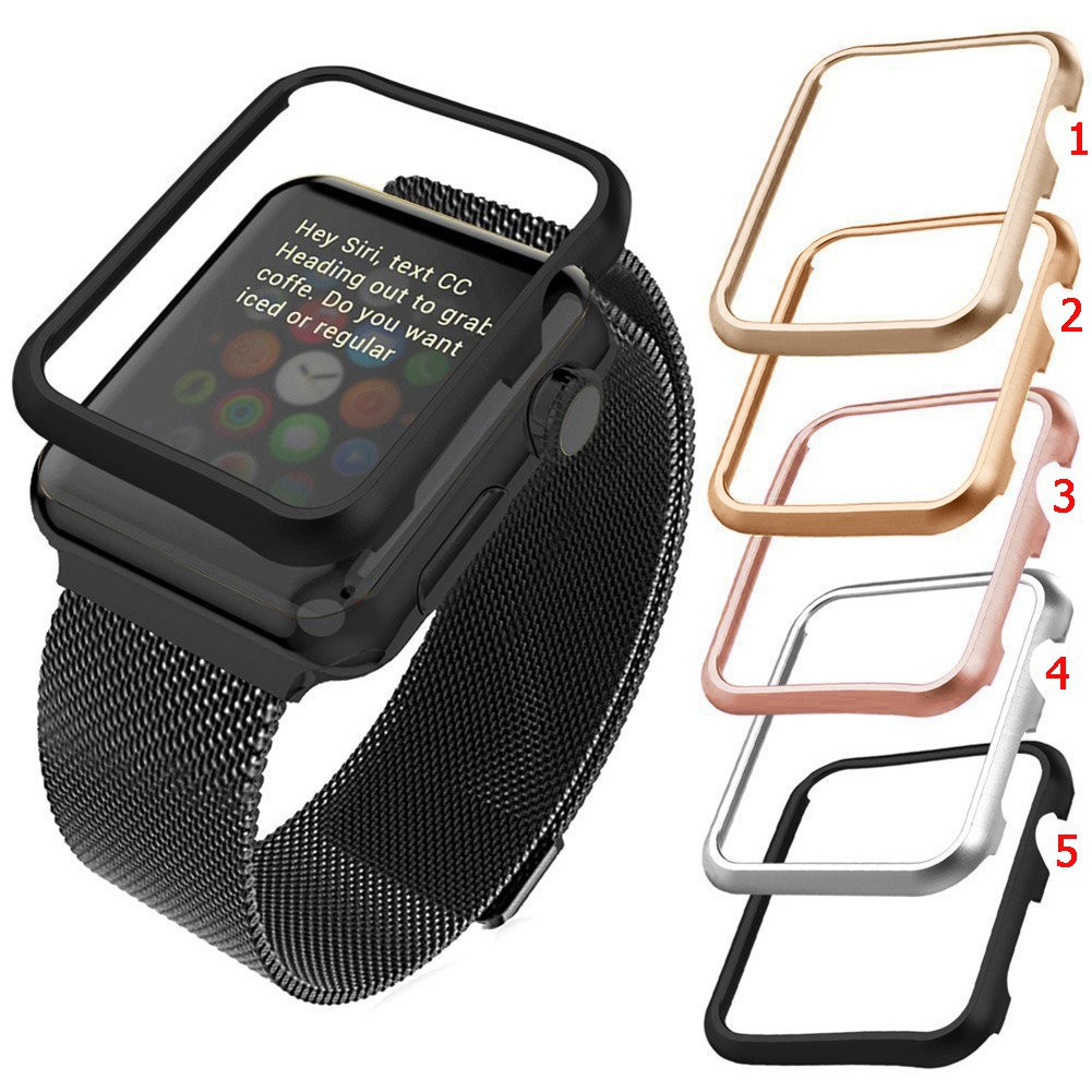 ภาพหน้าปกสินค้าเคสอลูมิเนียม ไม่มีฝาปิดหน้าจอ สำหรับ Apple Watch Series 1 2 3 4 5 6 SE 7 38 42 40 44 41 45 มม. จากร้าน dinghanda.th บน Shopee