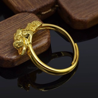 ฟรีไซส์แหวน ปี่เซียะแหวนทองปี่เซียะเรียกทรัพย์เทพเจ้าแห่งโชคลาภ ปลุกเสกทุกวงพร้อมคำบูชา ฟรี หุ้มทองใส่อาบน้ำได้ค่ะไม่ลอก