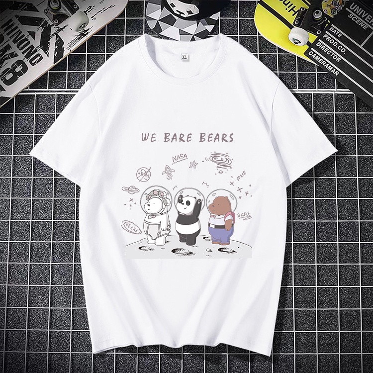d237-พร้อมส่ง-เสื้อยืดแขนสั้ง-สำหรับชายและหญิง-ลายแฟชั่งนานาชาติ-ใส่เทียวออกกำลังกายได้