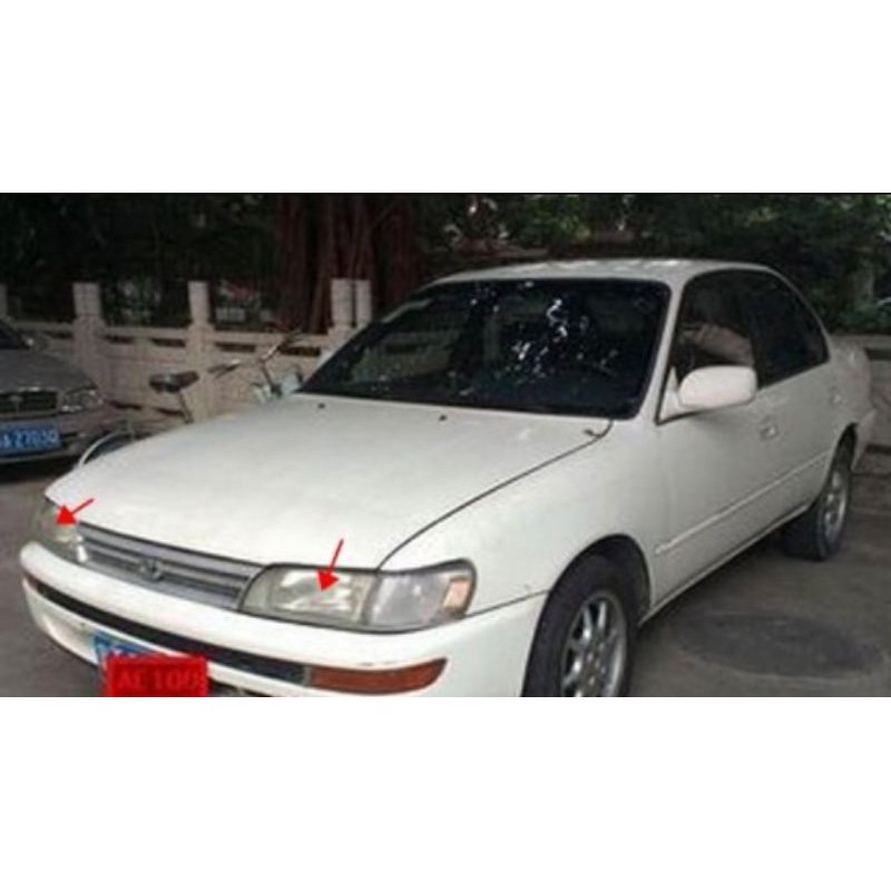 ไฟหน้าโคมเพ็ชร-โคมไฟหน้าเพ็ชร-toyota-corolla-ae100-ae101-สินค้านำเข้าใช้ทดแทนอะไหล่เดิม