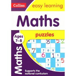 DKTODAY หนังสือ COLLINS EASY LEARNING KS2:MATHS PUZZLES AGES 7-8