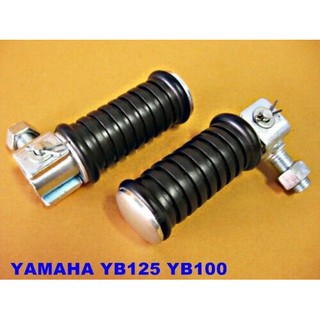 YAMAHA YB125 YB100 YB90 YB80 REAR FOOTREST FOOT PEGS SET PAIR LH&amp;RH // ยางพักเท้าหลัง  เหล็กพักเท้าหลัง สินค้าคุณภาพดี