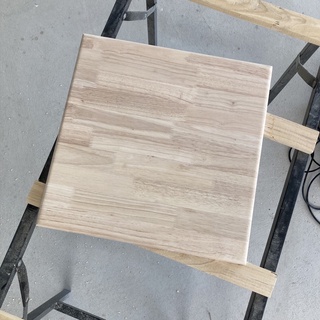 ไม้หน้าเก้าอี้ 40x40 cm ไม้จริง ไม้ยางพาราประสาน