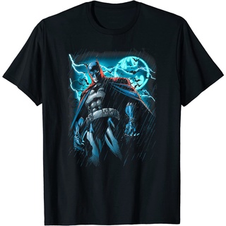 เสื้อยืดผ้าฝ้ายพิมพ์ลายคลาสสิก เสื้อยืดแขนสั้น พิมพ์ลายแบทแมน Stormy Knight พรีเมี่ยม แฟชั่นสําหรับผู้ชาย และผู้หญิง
