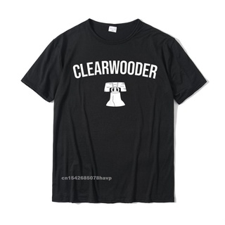 เสื้อยืดสีขาวเสื้อยืดลําลอง ผ้าฝ้าย แขนสั้น พิมพ์ลายเบสบอล Clearwooder Philly สําหรับผู้ชายS-4XL