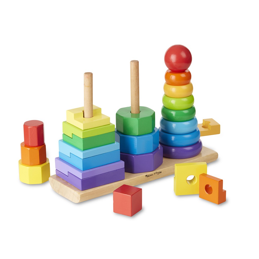 บล๊อกหยอด-3-เสา-melissa-amp-doug-geometric-stacker