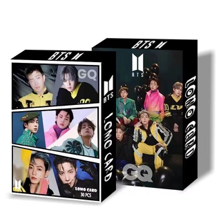 สินค้า การ์ดโลโม่ lomo card 30ชิ้น/ก. บีทีเอส BTS 2022 Special Editions of \'Vogue\' & \'GQ Korea\'  LVMenSS22 ขนาดรูป 8.7×5.7cm