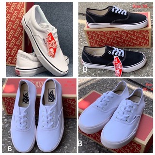 Vans ขาวเส้นดำ มีขนาด36-45/มีบริการเก็บเงินปลายทางครับ