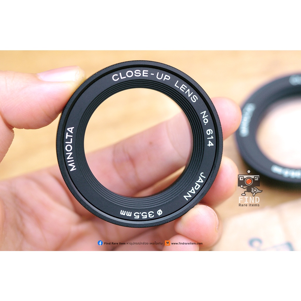 minolta-spotmeter-f-ฟิลเตอร์-ของแท้-minolta-close-up-35-5mm-filter-minolta-no-614-ฟิลเตอร์โคลสอัพ-เครื่องวัดแสงเฉพาะจุด