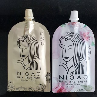 สินค้า 🍶Nigao นิกาโอะ ทรีทเม้นท์ ใช้ผสม⏩น้ำยาย้อมสีผม-ยืด-ดัดผม เป็นเคราติน LPP treatment Keratin *แบบซอง*Guardian /Herbal Rich