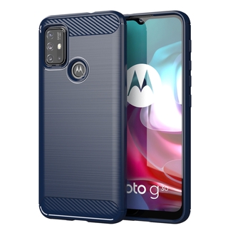 เคสโทรศัพท์มือถือ คาร์บอนไฟเบอร์ สําหรับ Motorola G30 G10 E7 G9 G8 Power Lite Play MOTO G 5G Plus E6S 2020
