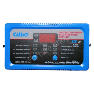 CATBO KATBO KTB-BC12A KTB-BC2812A Car Battery Charger เครื่องชาร์จแบตเตอรี่ เครื่องซ่อมแบตเตอรี่ 6V 12V ขนาด 6Ah-200Ah