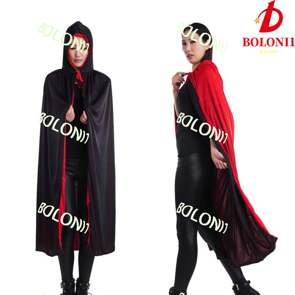 ภาพหน้าปกสินค้าBoloni1 เสื้อคลุมฮาโลวีน ย้อนกลับ หลวม ชั้นเดียว ผู้ใหญ่ สองชั้น เสื้อคลุมพ่อมด สําหรับเด็ก จากร้าน boloni1.th บน Shopee