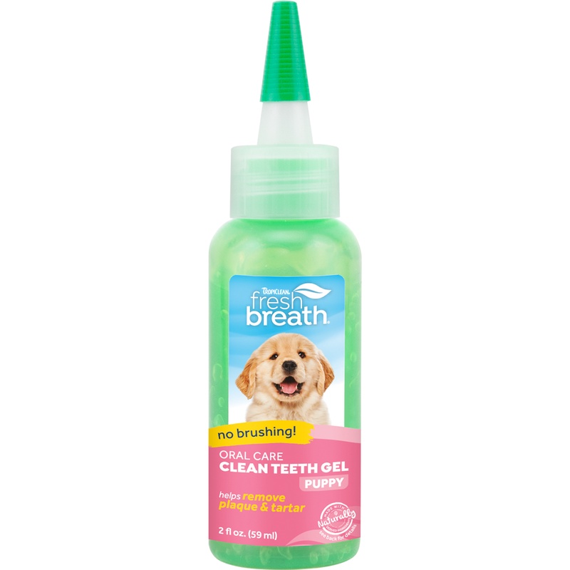 tropiclean-fresh-breath-clean-teeth-gel-puppy-เจลกำจัดหินปูน-สำหรับลูกสุนัข-2-oz
