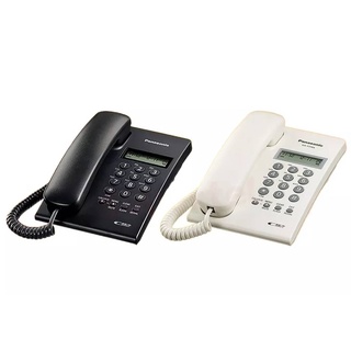 ภาพขนาดย่อของภาพหน้าปกสินค้าPanasonic โทรศัพท์แบบมีสาย พานาโซนิค KX-T7703 สีขาว/สีดำ จากร้าน 3n_intel บน Shopee