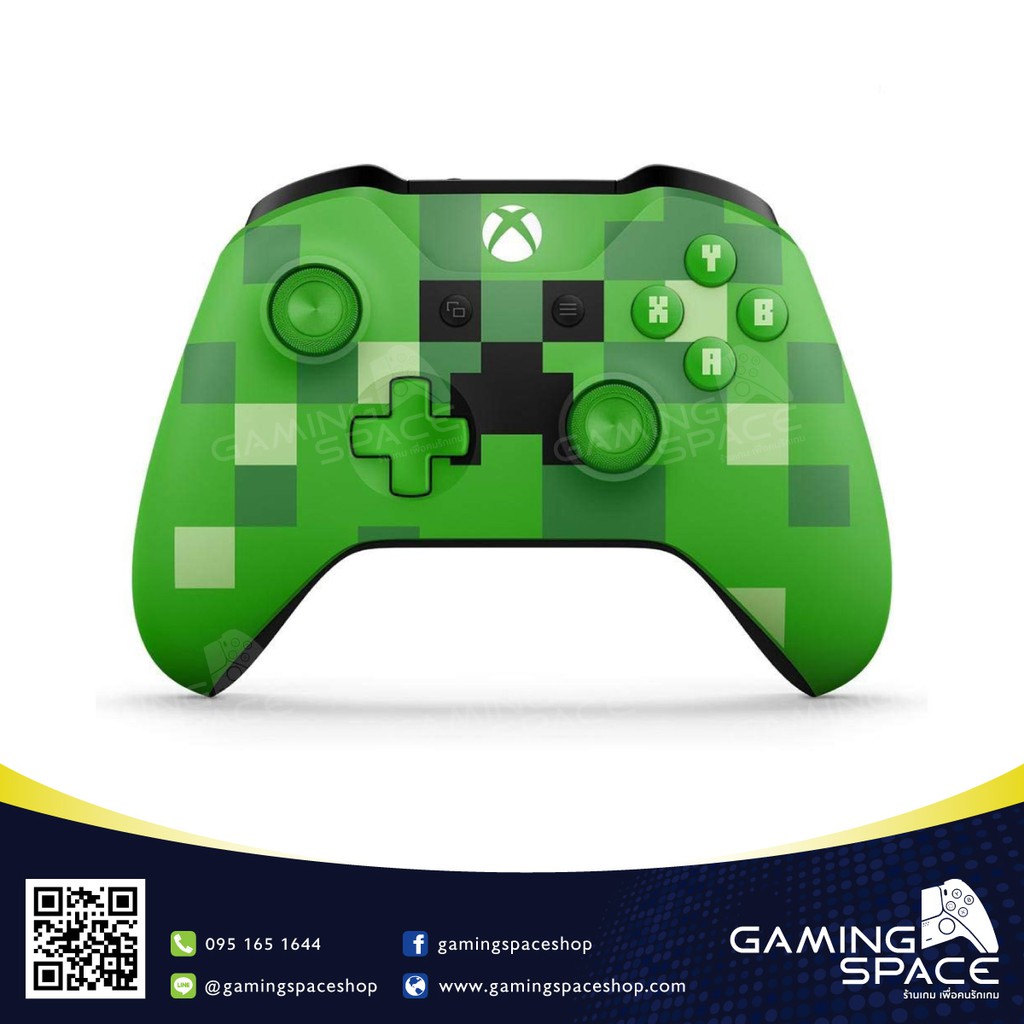 XBOX : จอย XBOX ONE S WIRELESS CONTROLLER GEN 3 (MINECRAFT CREEPER ...