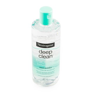 💜ไม่แท้คืนเงิน💜 Neutrogena Deep Clean Micellar Purifying Water 400ml ผลิตภัณฑเช็ดทำความสะอาดผิวหน้าและเมคอัพกันน้ำ