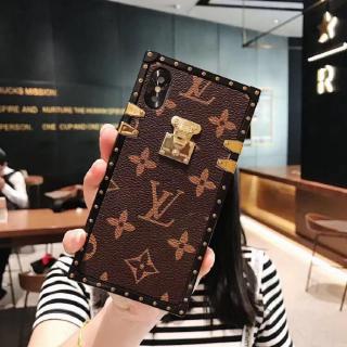 Samsung Galaxy A12 A42 A32 A52 A72 A81 Note10 Lite A91 S10 Lite A51 A71 A50 A50S A70 square LV fashion lanyard leather style protective cover phone case
