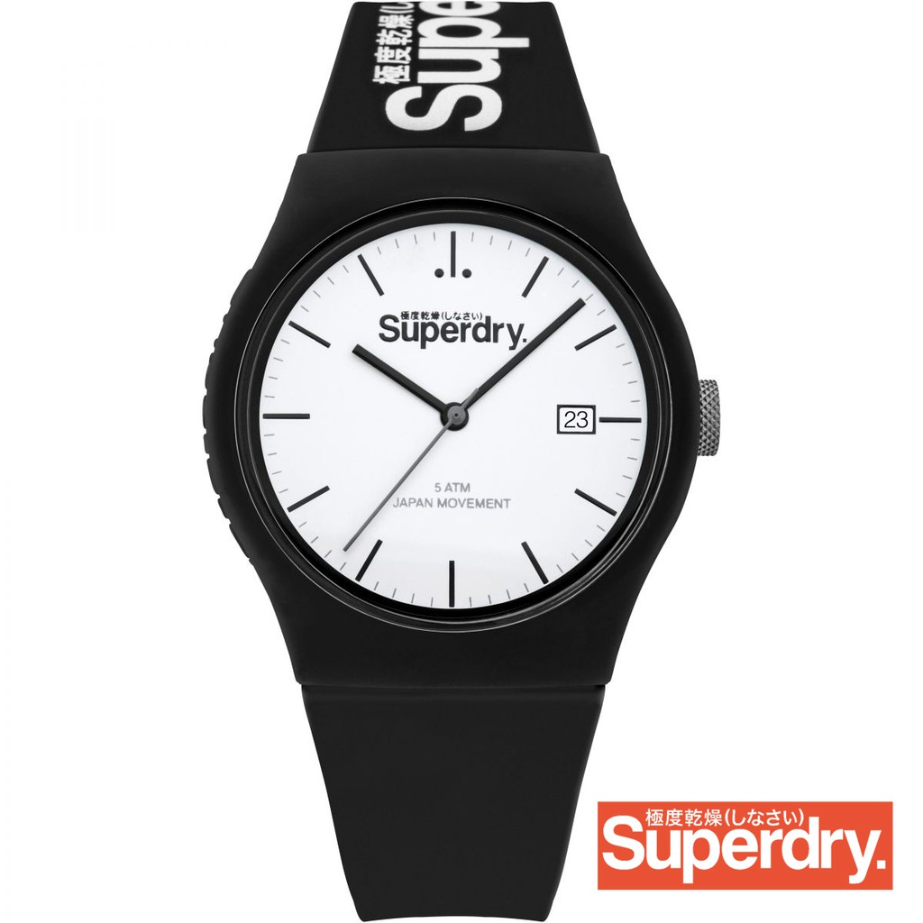 superdry-syg168wb-นาฬิกาผู้ชายและผู้หญิง-สายซิลลิโคน-ของแท้-ประกันศูนย์-2-ปี