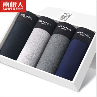ACE 1 กล่อง = มี 4 ตัว กางเกงในชาย Nan ji ren สีและแบบตามภาพ มาพร้อมกล่อง พร้อมส่ง ชุดชั้นในชาย NK-6121#