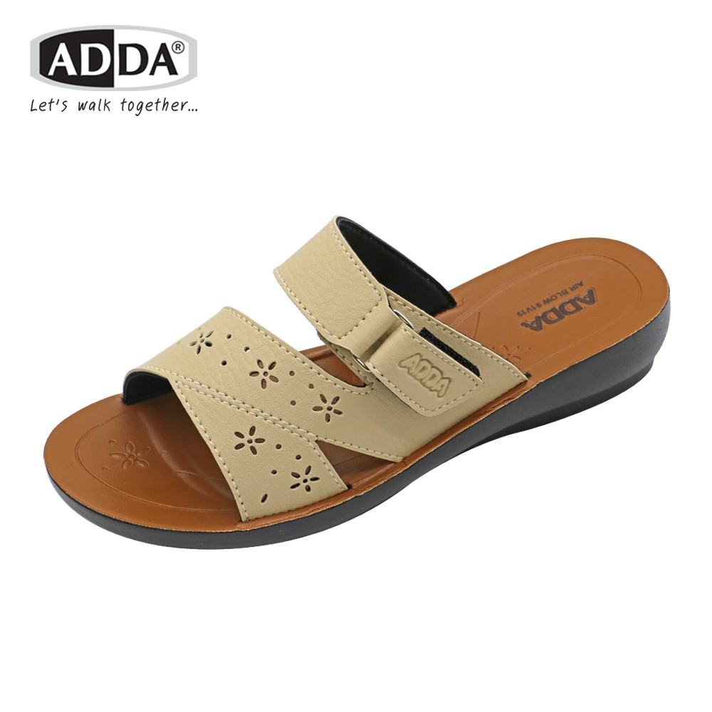 รูปภาพสินค้าแรกของADDA รองเท้าแตะ รองเท้าลำลอง สำหรับผู้หญิง แบบสวม รุ่น 91V19W1 (ไซส์ 4-7)