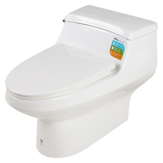 Sanitary ware 1-PIECE TOILET MOYA SN-T010 4.8L WHITE sanitary ware toilet สุขภัณฑ์นั่งราบ สุขภัณฑ์ 1 ชิ้น MOYA SN-T010 4