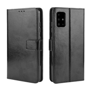 Samsung Galaxy A71 เคส Leather Case เคสโทรศัพท์ Stand Wallet Samsung A71 เคสมือถือ Cover