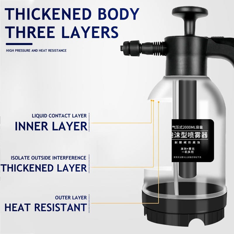 ถังฉีดพ่นโฟม-เครื่องล้างรถ-โฟมล้างรถ-ถังฉีดโฟมลางรถ-ถังฉีดโฟมล้างรถ-กระบอกพ่นยา-2ลิตร-แรงฉีดดี-ใช้งานได้หลากหลาย