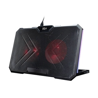 EGA TYPE CP2 Cooler Pad Gaming พัดลมโน๊ตบุ๊ค - (Black)